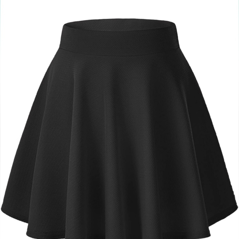 Urban CoCo Women's Basic Versatile Stretchy Flared Casual Mini Skater Skirt